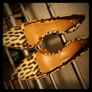 j crew leopard print heels